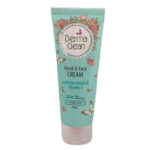 کرم دست و صورت درماکلین آبرسان قوی و نرم‌کننده مراقبت روزانه از پوستو جذب سریع derma clean - Image 2