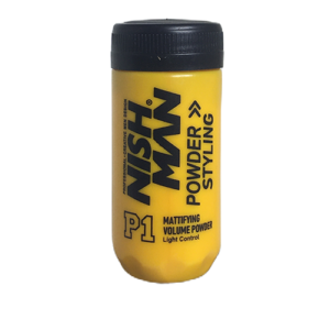 پودر حالت‌دهنده مو NISHMAN مدل P1 با ماندگاری طولانی استفاده آسان و سریع جلوه طبیعی و مات