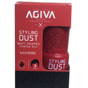 پودر حالت‌دهنده اگیوا AGIVA مناسب حجم‌دهی و فرم‌دهی مو با جلوه مات و طبیعی مناسب استفاده روزانه و سالنی