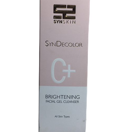 ژل شستشو و روشن‌کننده ساین اسکین SYNDECOLOR BRIGHTENING Syn Skin | پاکسازی عمیق و شفاف‌کننده پوست مناسب استفاده روزانه