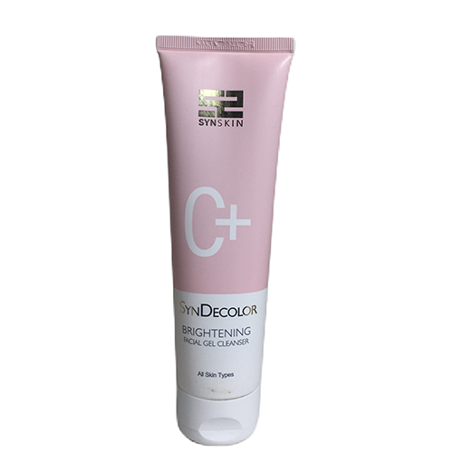 ژل شستشو و روشن‌کننده ساین اسکین SYNDECOLOR BRIGHTENING Syn Skin | پاکسازی عمیق و شفاف‌کننده پوست مناسب استفاده روزانه