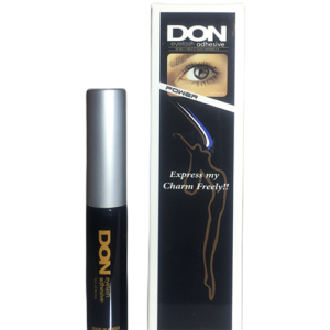 چسب مژه قلم‌دار مشکی DON – بدون ریزش مناسب برای مژه‌های تک و مجموعه‌ای مشکی تیره، ماندگاری طولانی، بدون حساسیت