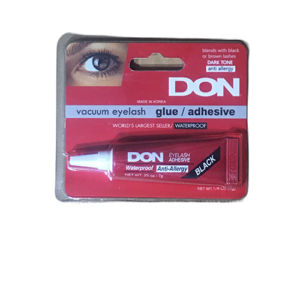 چسب مژه دان آنتی‌الرژی ۷ گرمی DON – مناسب چشم‌های حساس ایده‌آل برای آرایش روزانه بدون سوزش و بدون ایجاد قرمزی فرمول ملایم و حرفه‌ای