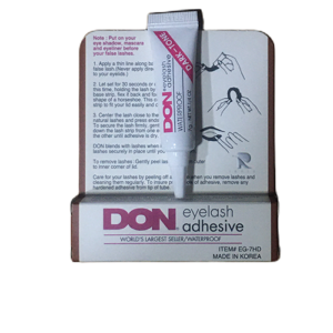 چسب مژه مصنوعی دان ۷ گرمی DON– ماندگاری بالا و حرفه‌ای فرم‌دهی دقیق مناسب آرایش روزانه نصب سریع و محکم مژه‌ها