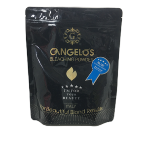 دکلره حرفه‌ای با - GANGELOS Hair Bleaching powder نتیجه صاف و درخشان مناسب انواع تکنیک‌های رنگ و هایلایت تجربه دکلره حرفه‌ای در سالن زیبایی حفظ سلامت و لطافت مو